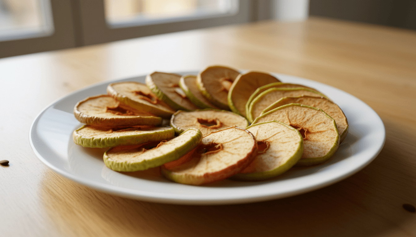 Dehydrated apple slices